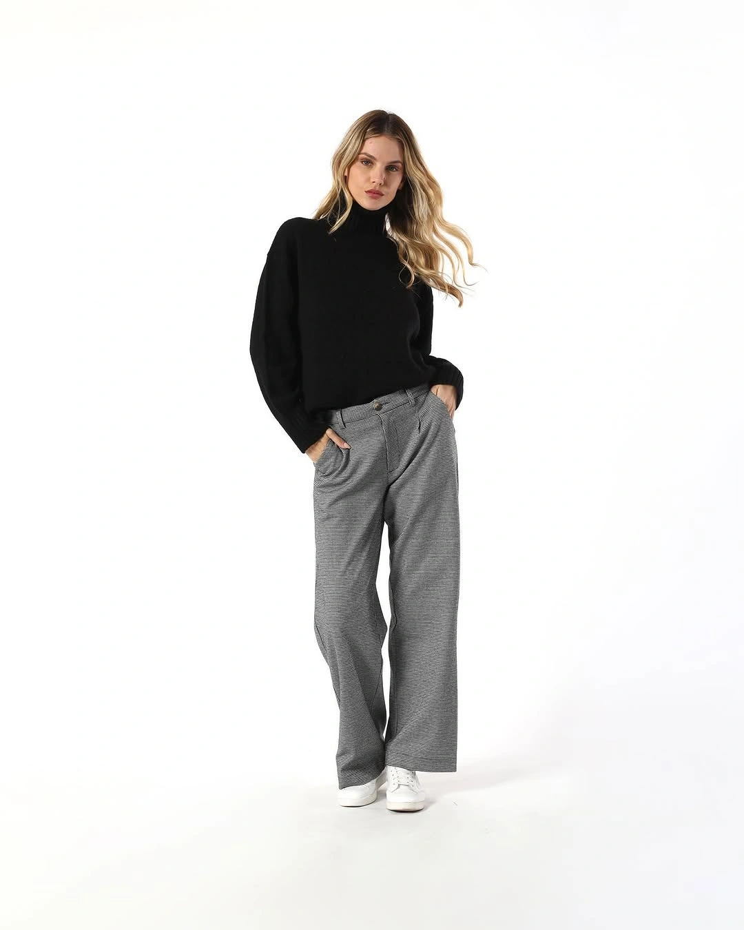 what are must-have fall outfits for 2026 + The Black Turtleneck and Checked Trouser Reset