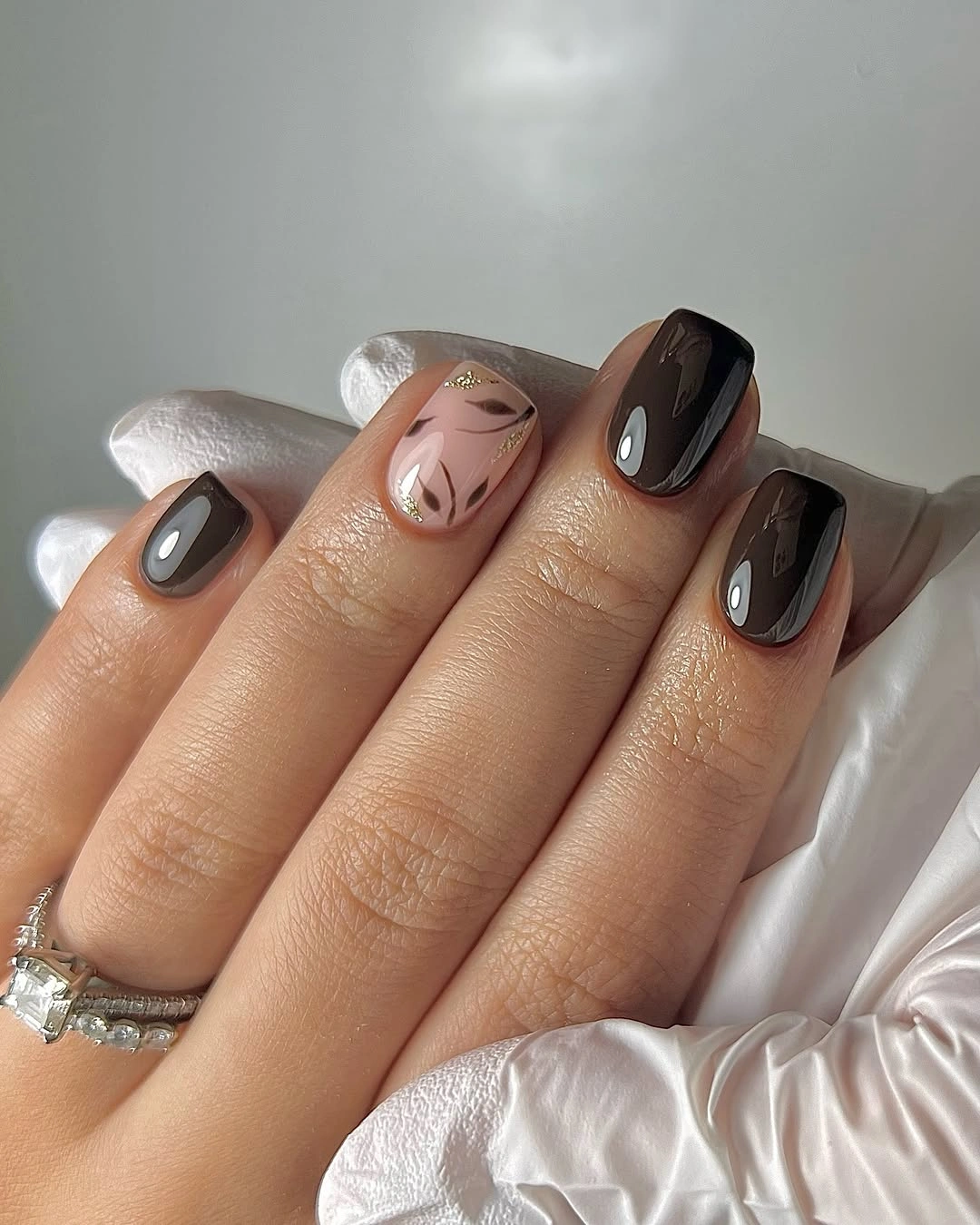smoky brown with one animal accent