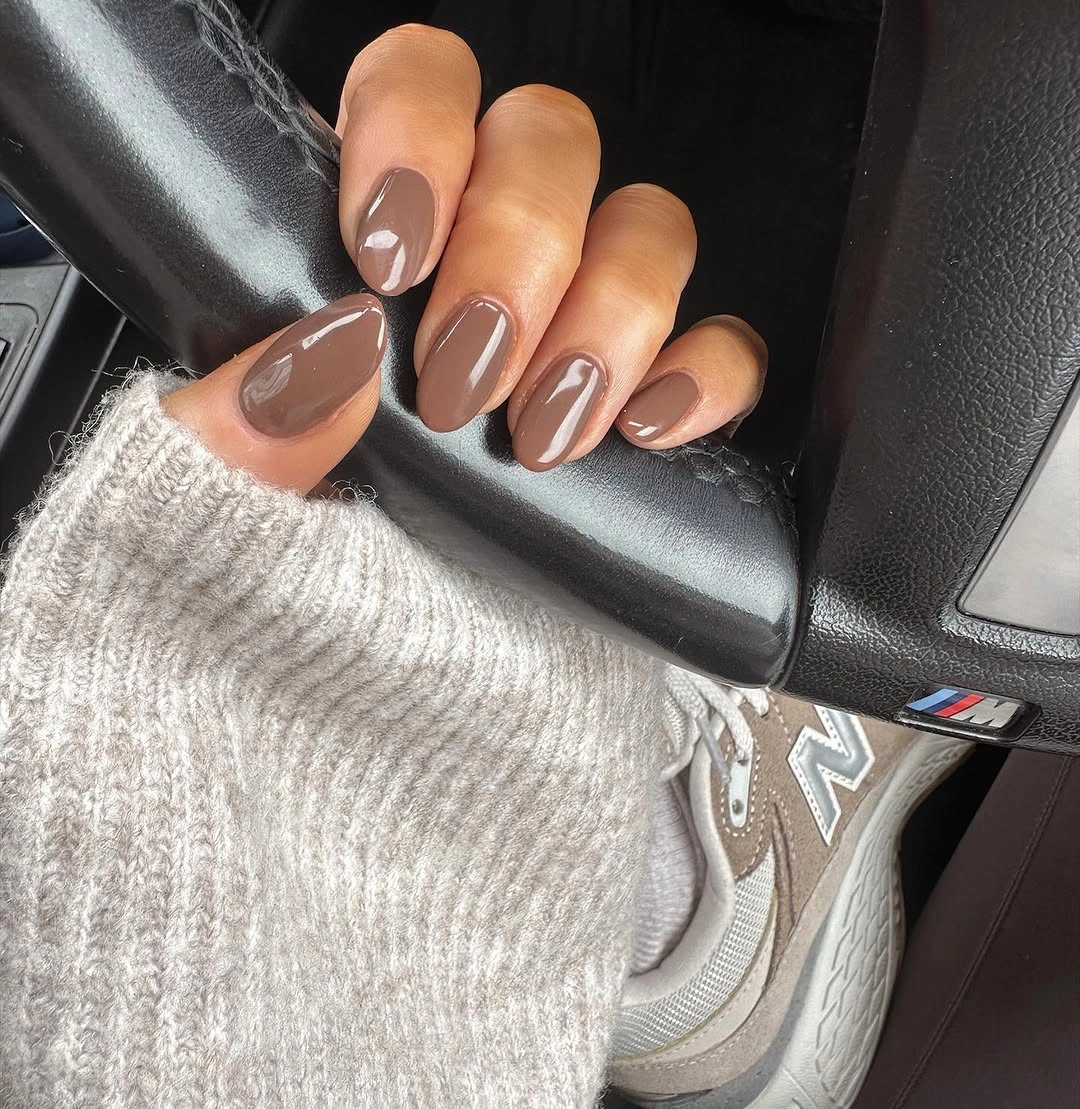 soft taupe for an everyday mid length