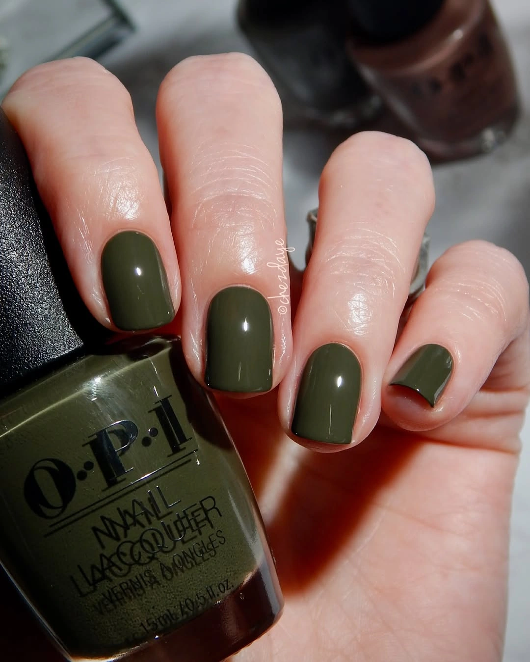 short orange and brown in a rounded shape